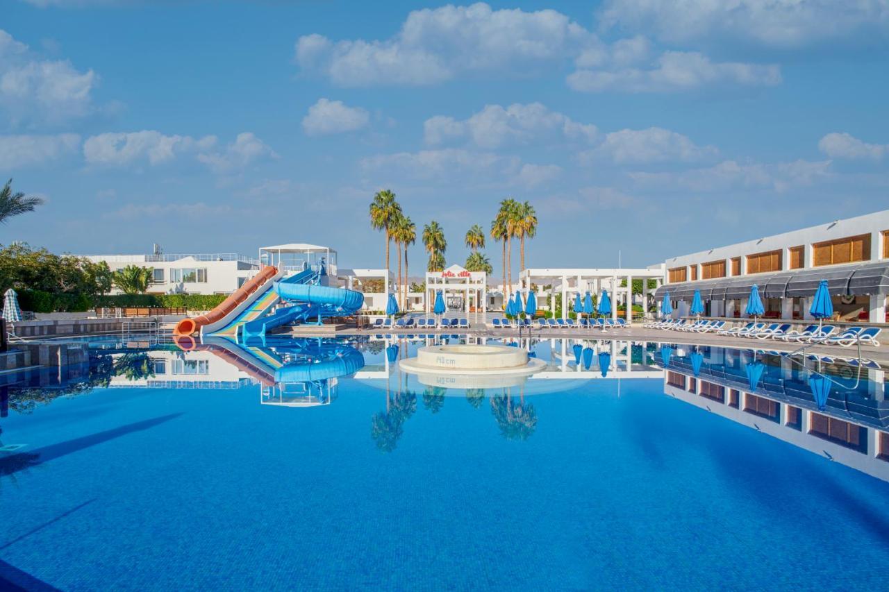 Maritim Jolie Ville Resort & Casino Sharm El-Sheikh Exterior foto A swimming pool at a hotel in Crete, Greece